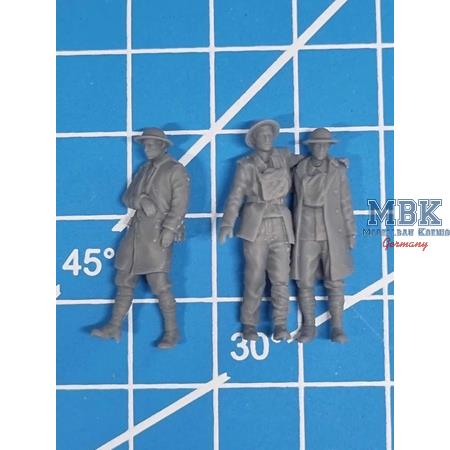 WWI wounded British soldiers