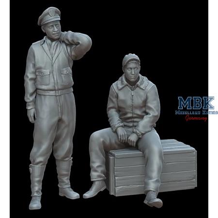 U.S.Air Force pilots for Mustang P51