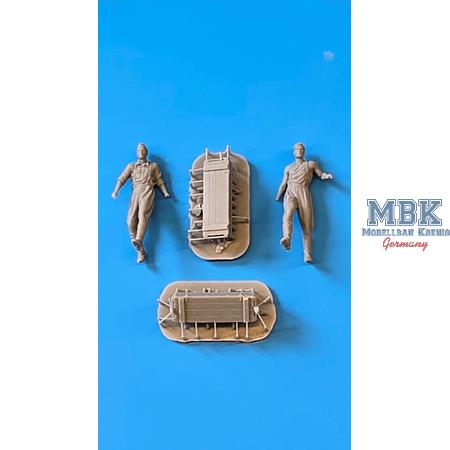 German soldiers carrying a box ammunition