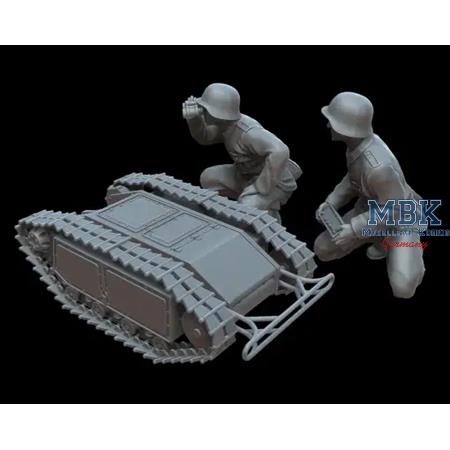 German Goliath with Pioneer team