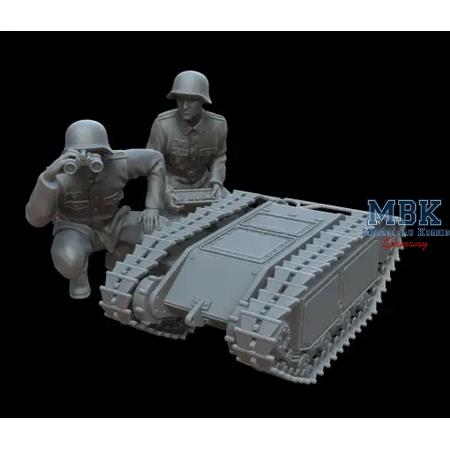 German Goliath with Pioneer team