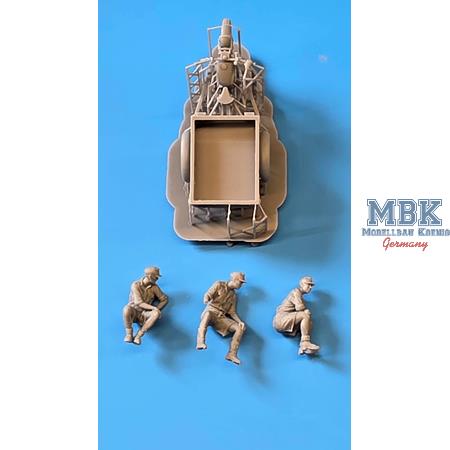 Military Motocarro Benelli M36 in the DAK service