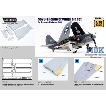 SB2C-1 Helldiver Wing Fold set