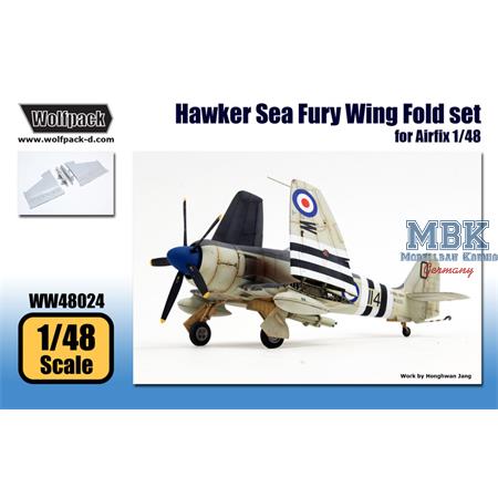 Hawker Sea Fury Wing Fold set (for Airfix 1/48)