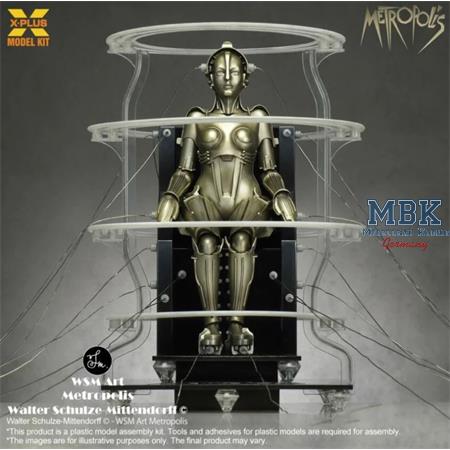 Maria from Metropolis seated 1:8