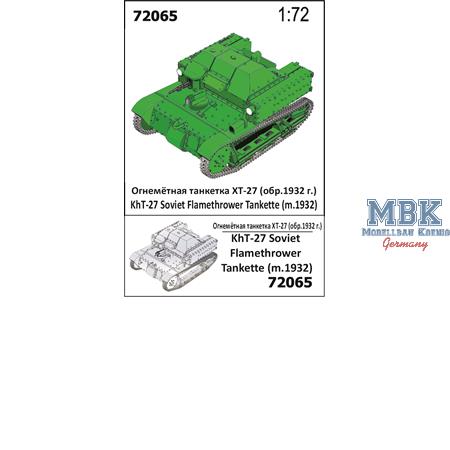 KhT-27 Soviet Flamethrower Tankette