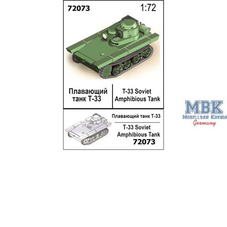 T-33 Soviet Amphibious Tank
