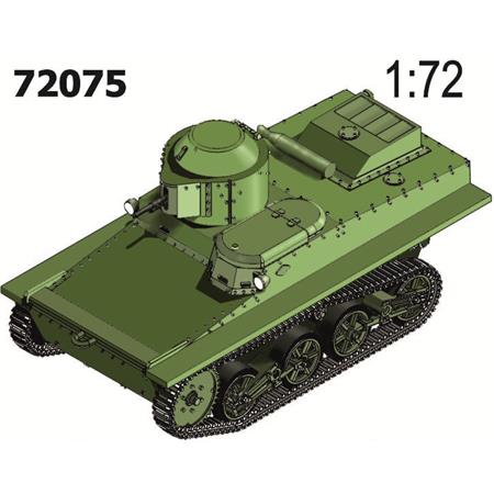 T-41 Soviet Amphibious Tank - Production variant