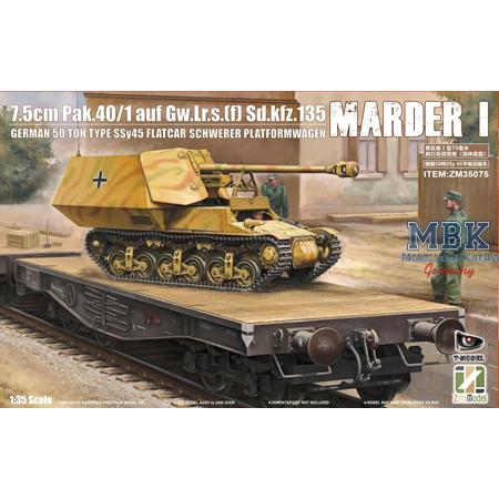 Marder I-7,5cm PaK a.Gw.Lorraine w/SSy45 flatcar