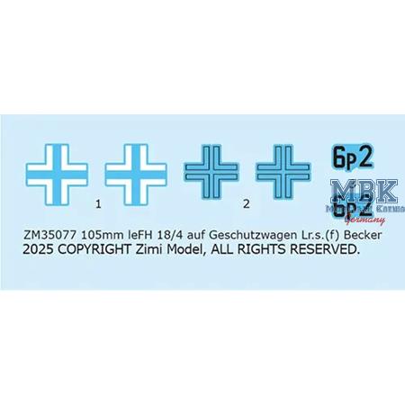 10.5 cm leFH 18/4 auf G.W. Lrs(f) w/SSy45 flatcar