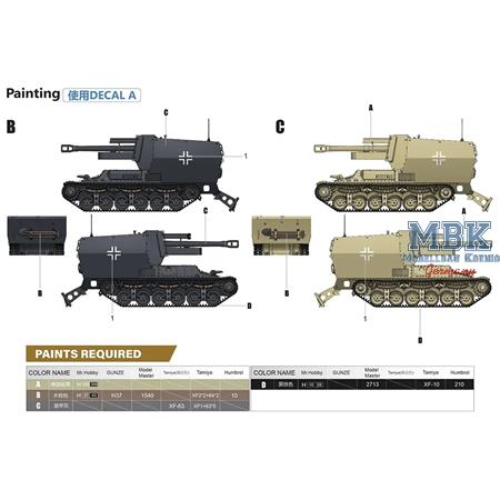 10.5 cm leFH 18/4 auf G.W. Lrs(f) w/SSy45 flatcar