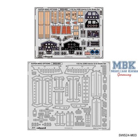 Ho 229 B Interior and Air Brake Set
