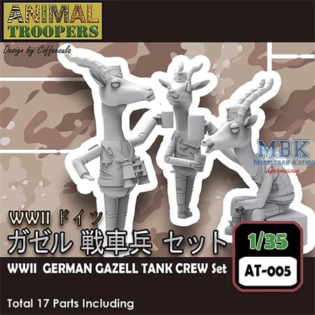 German Gazell  Tank Crew Set 1/35