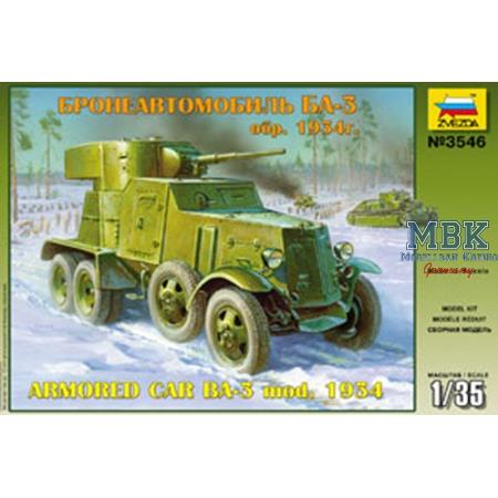 BA-3 Soviet Armored Car
