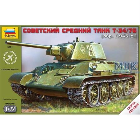 T-34/76 - snap-fit