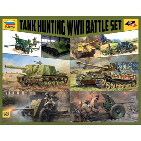 WWII Battle Set Tank Hunting 1/72