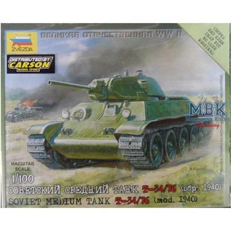 1:100 WWII sov. T-34/76