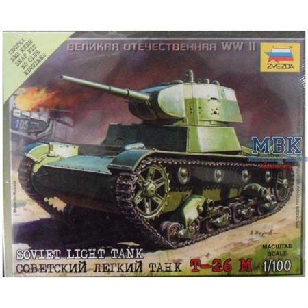 1:100 WWII Sov. T-26