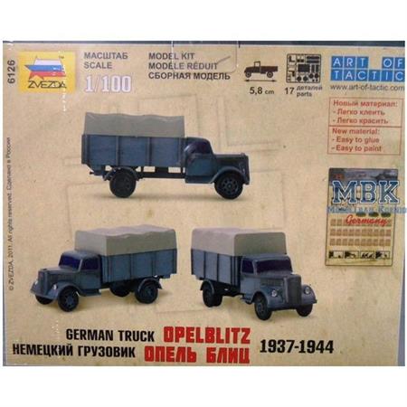 1:100 WW2 3to Opel Blitz Truck