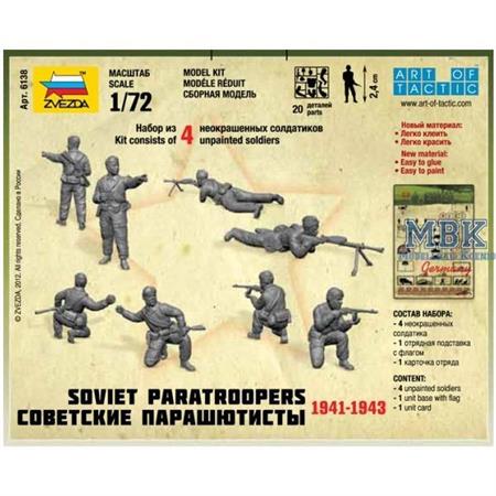 1:72 WWII Soviet Paratroops 1941-1943