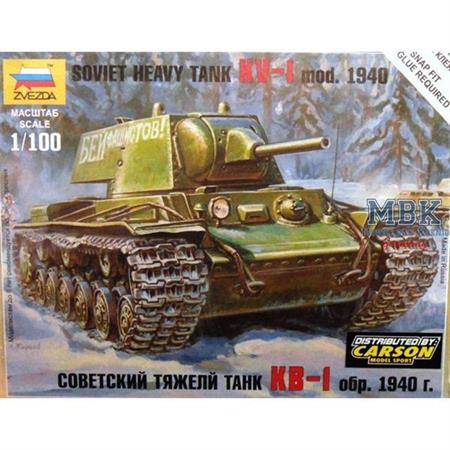 1:100 WW2 sov. Panzer KV-1