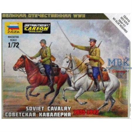 1:72 WWII sov. Kavallerie