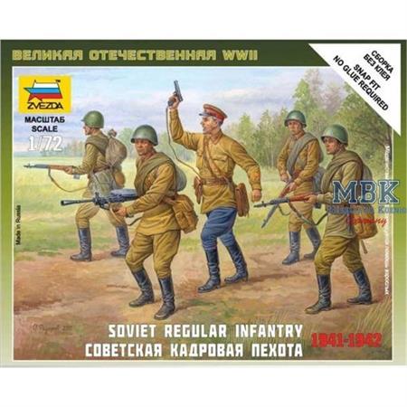 1:72 WW2 Soviet Regular Infantry 1941-1942