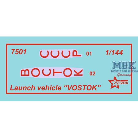VOSTOK launch vehicle with a manned VOSTOK (1:144)