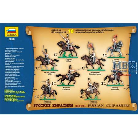 Russian Cuirassiers Napoleonic Wars 1812-1814