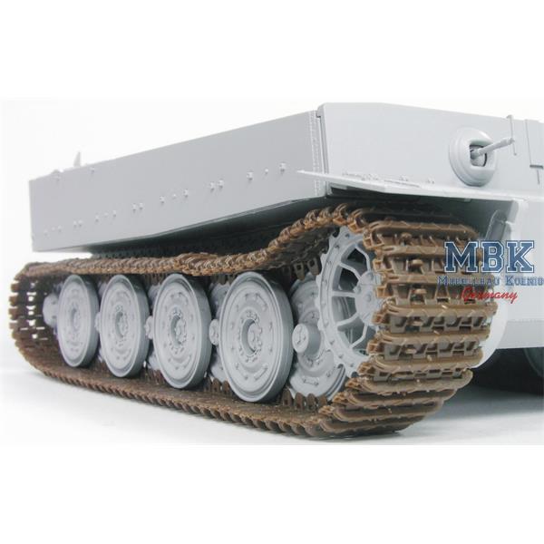 Panzerkette mit Tiger Kopf Strass besetzt Tiger Panzer lange Glieder Kette