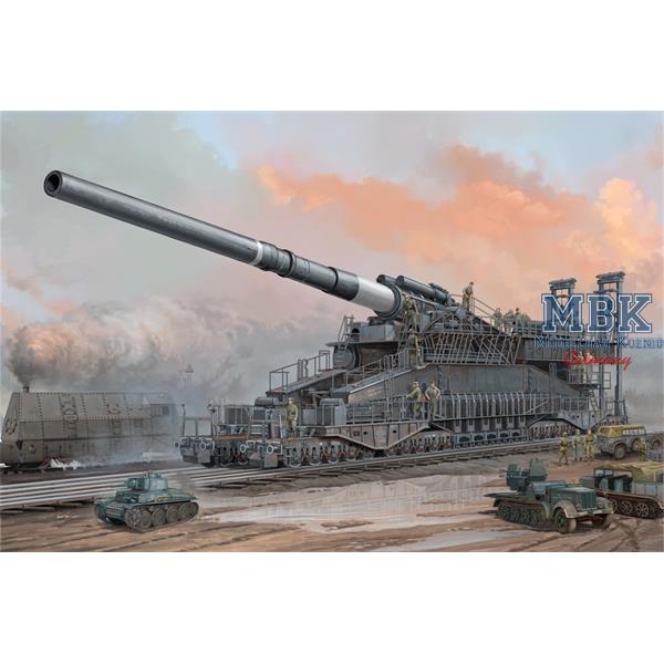 ArtStation - German 80 cm railway gun Schwerer Gustav