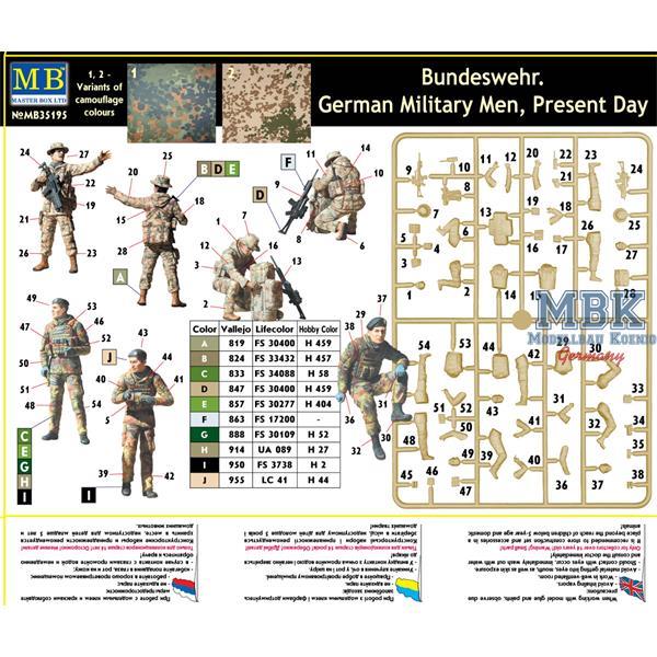 24 Stück Militärmodell deutsche Bundeswehr Soldatenmarionette kompatibel mit  de 