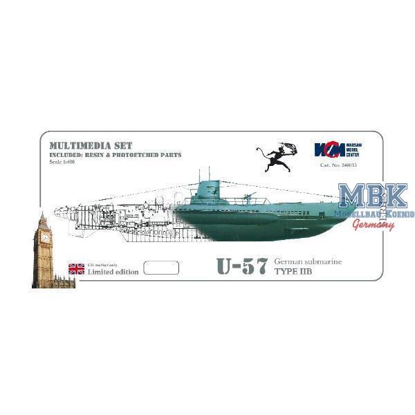 U 57 Uboot type IIC German submarine