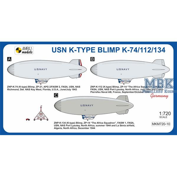 K-type Blimp (K-74/112/134) 'Fleet Defender'