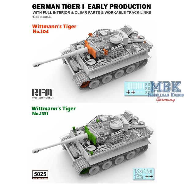 Tank allemand - Tiger I - 995 pièces