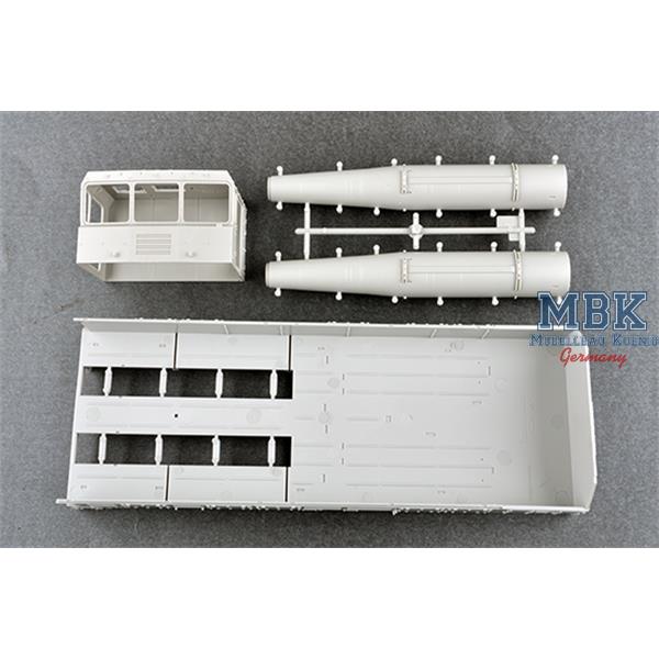 Modello Militare 9K720 Iskander SS-26 In Scala 1:48 Stampa 3D Resina Grigio