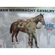 German Wehrmacht Cavalry Soldier with Horse