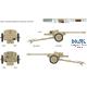 German 7,5 cm Pak 40 Anti-Tank Gun early prod.