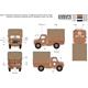 Bedford OXD GS Truck 30cwt 4x2 (Metal Cargo Bed)