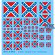 Kriegsflagge konföderierte U.S. Staaten