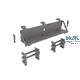 M4 welded hull spare tracks holders and shelf