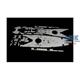 U.S.S. Iowa BB-61  DX PACK with full wooden deck