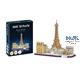 3D Puzzle: Paris Skyline