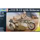 German Motorcycle R-12 with Sidecar