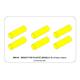 Weight for Plastic models 16 x 8 mm - 6 pcs.