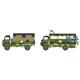 WWII 3-Ton G.S. amd Troop Trucks 1:76