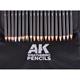 Weathering pencils Full range cloth case w/ Zipper