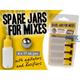 Spare jars for mixes - leere Farbflaschen (4 St)