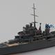 IJN Light Cruiser KATORI (Waterline 354)
