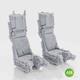 SJU-17 Ejection Seats for F-14D w/o seat belts